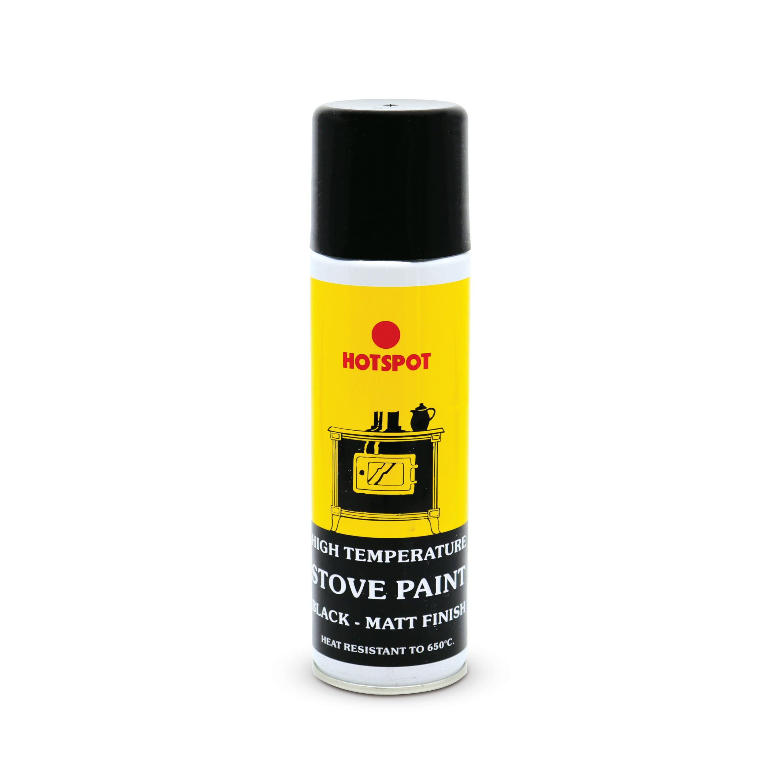 Hotspot Black Hs200921 Spray Stove Paint Matt 250Ml