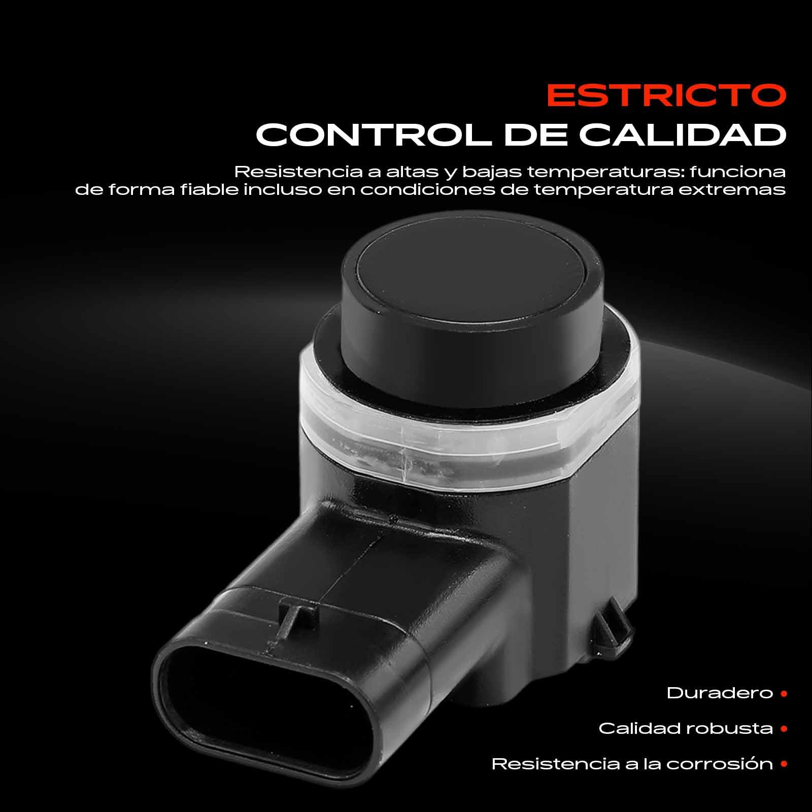Frankberg 4 sensores de aparcamiento de 3 Polos delanteros y traseros | 1S0919275; Compatible con: Altea XL 5P5 5P8, Habitación 5J7, T.o.u.r.a.n 1T1 1T2, Golf Plus 521 5M1