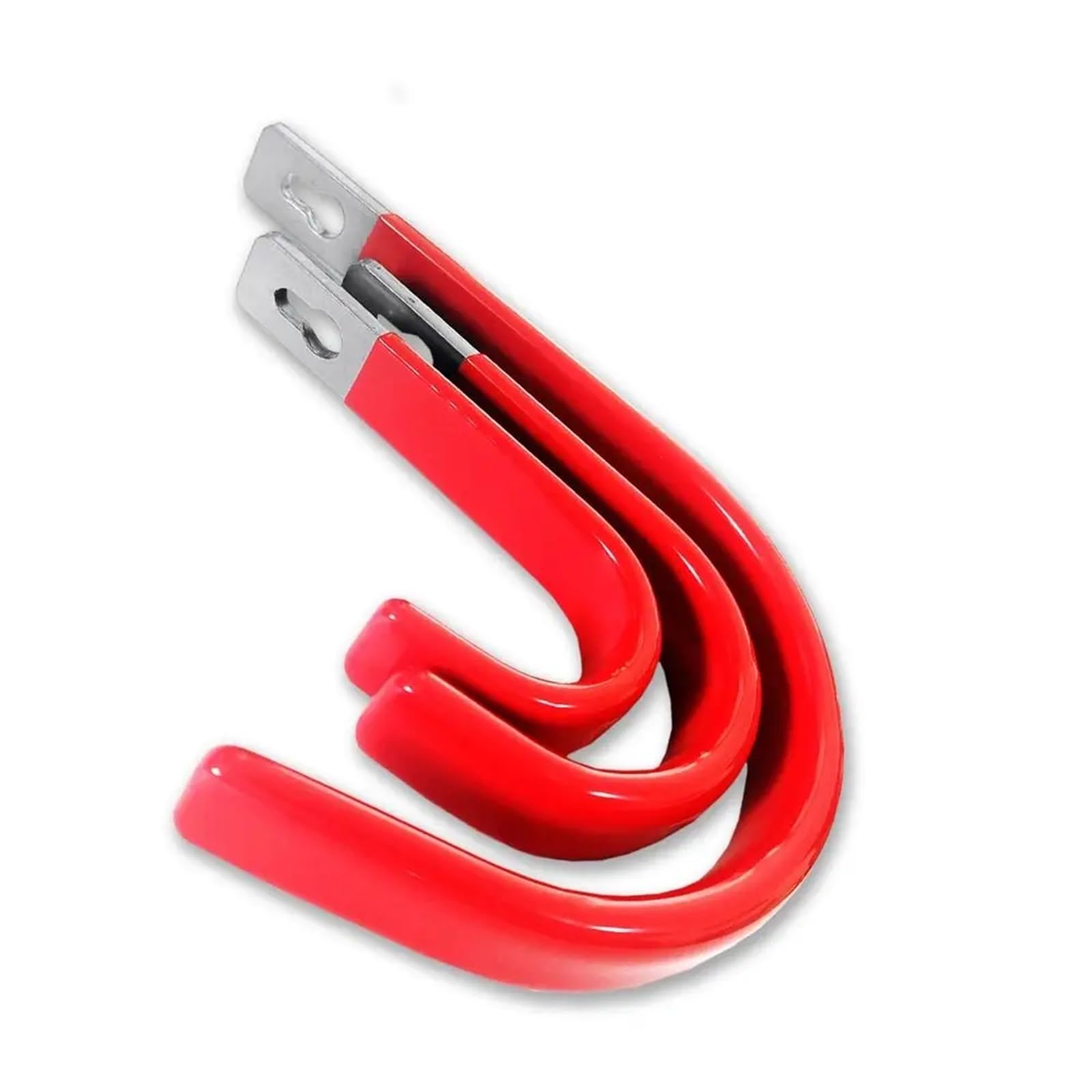 Ganchos en forma de J for almacenamiento garaje PVC y acero inoxidable