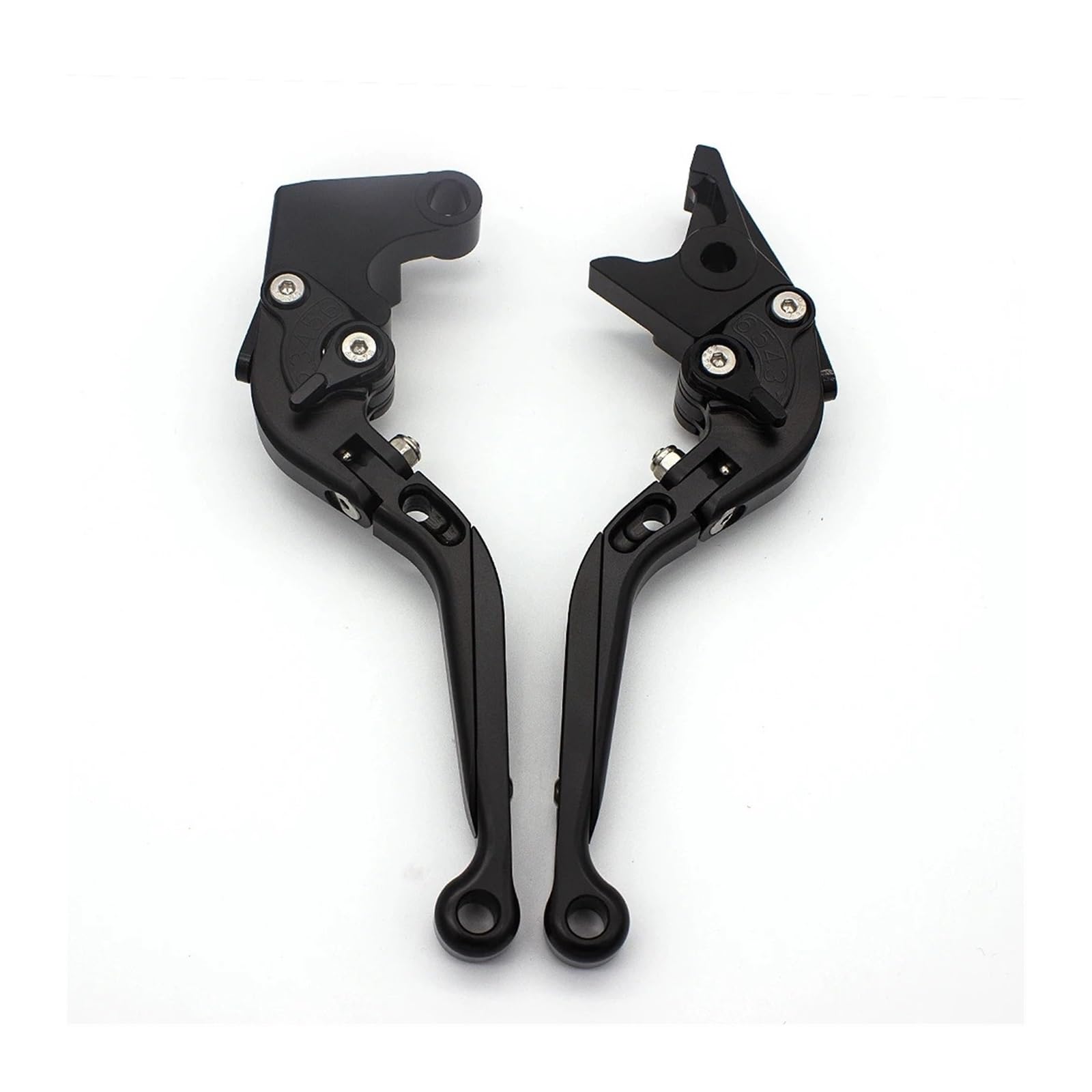 JWQEBNS Motorcycle Brake Clutch Levers for Buell XB12R XB12Ss XB12Scg 2009 CNC Motorcycle Adjustable Folding Extendable Brake Clutch Lever Handle(Fold Extend Bliack)