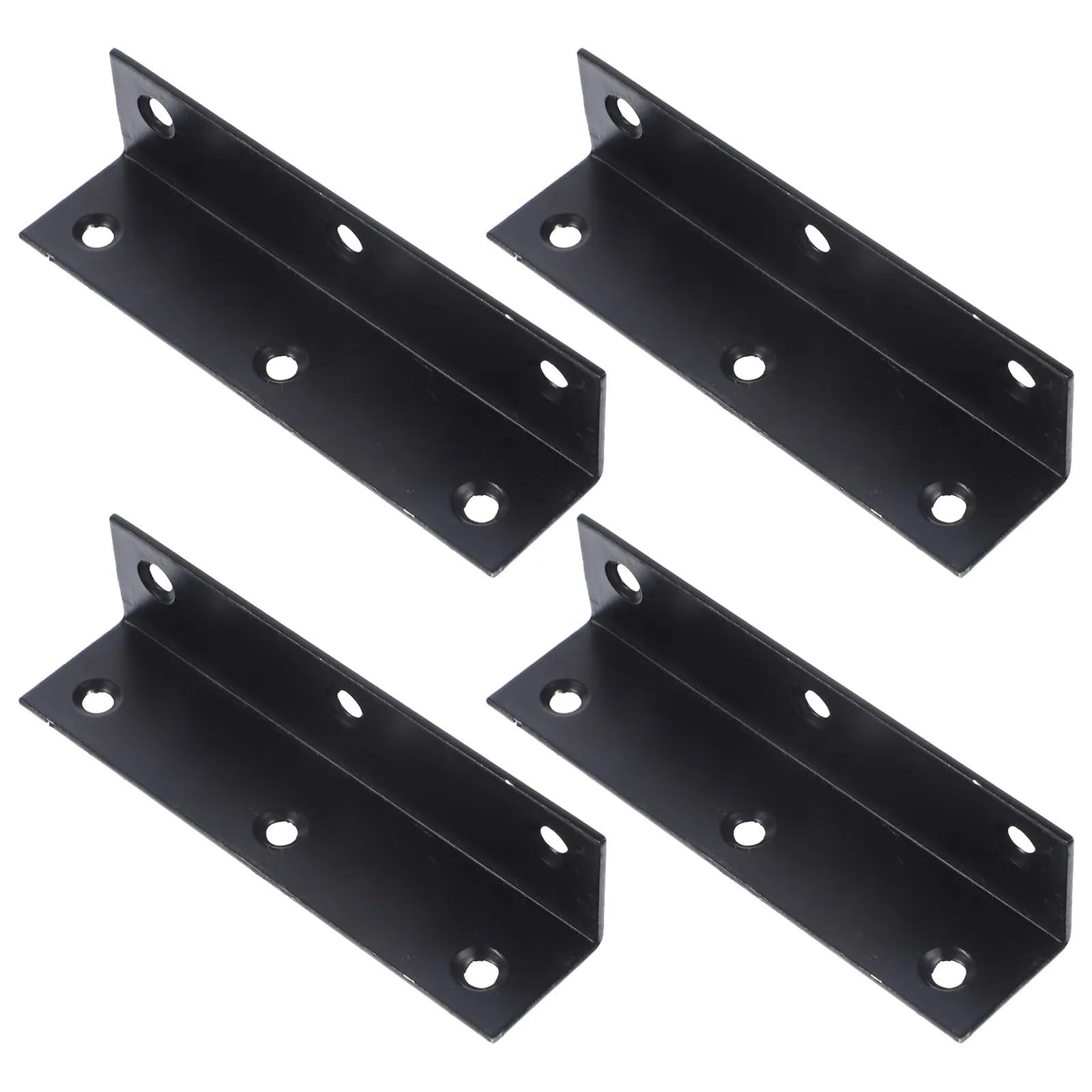 Dsfihjo One Color 4Pcs L Brackets For Shelves Heavy Duty Corner Braces Small Shelf Bracket Repair Furniture Wood Cabinet Support