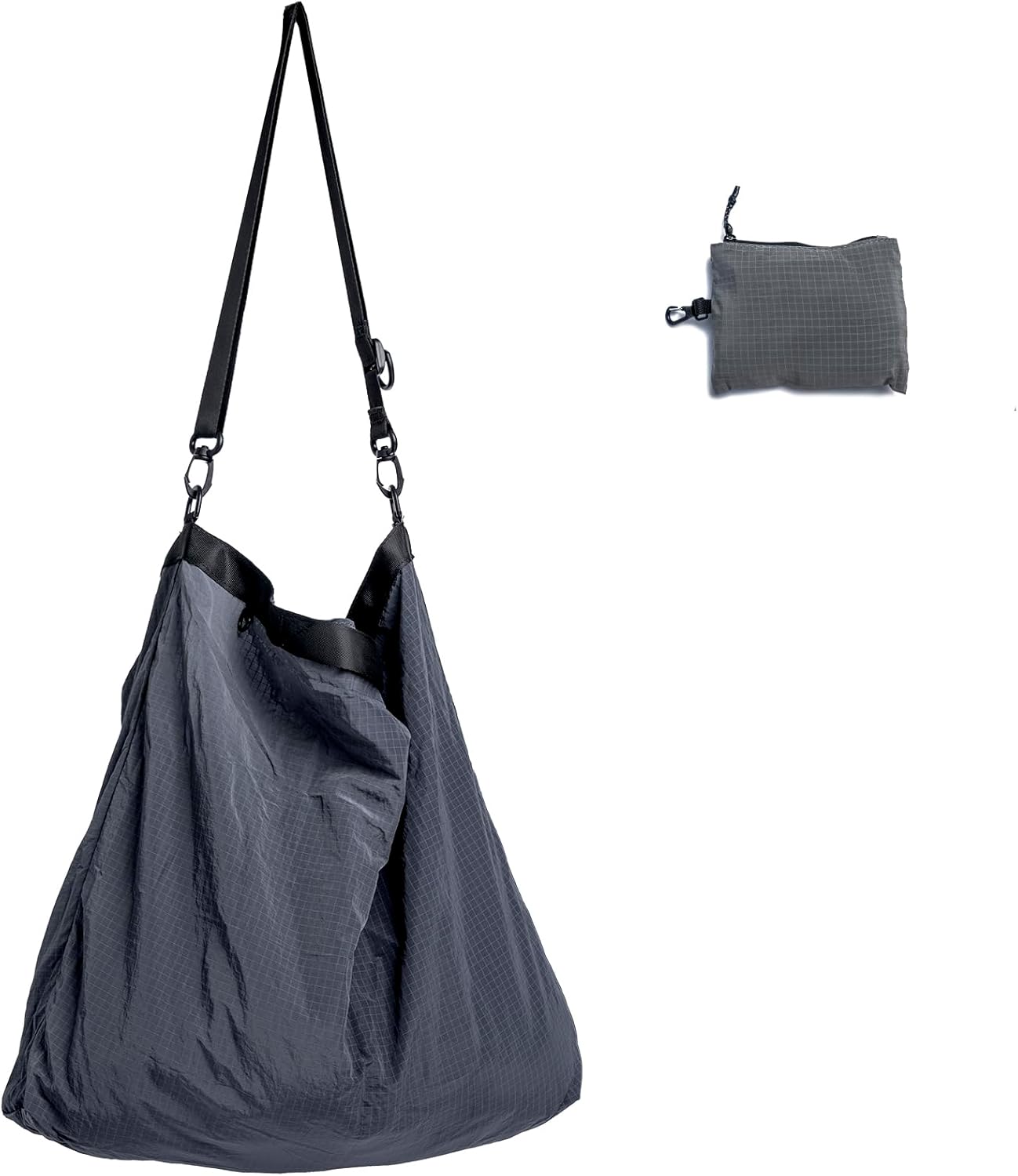 Fynarzel Lightweight Foldable Nylon Crossbody Bag,Stylish Compact Polyester Packable Totes