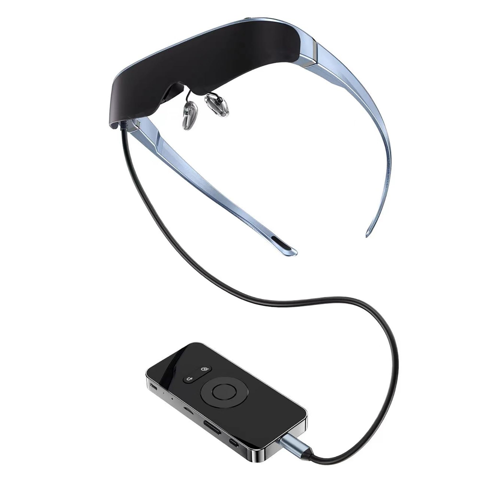 Gafas Realidad Aumentada para Visualización Películas 3D Divididas, Pantalla Virtual Mega De 120 Pulgadas, Interfaz Usuario Desarrollada por Nosotros Mismos, Portátil Sus Necesidades Cine Casa