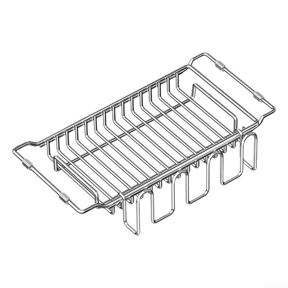 Escurreplatos extensible 42,5 – 55 cm acero inoxidable fregadero