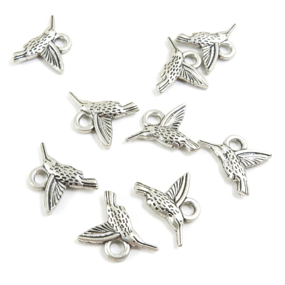 Collar de colibrí de plata esterlina / Joyería de colibrí / Collar de