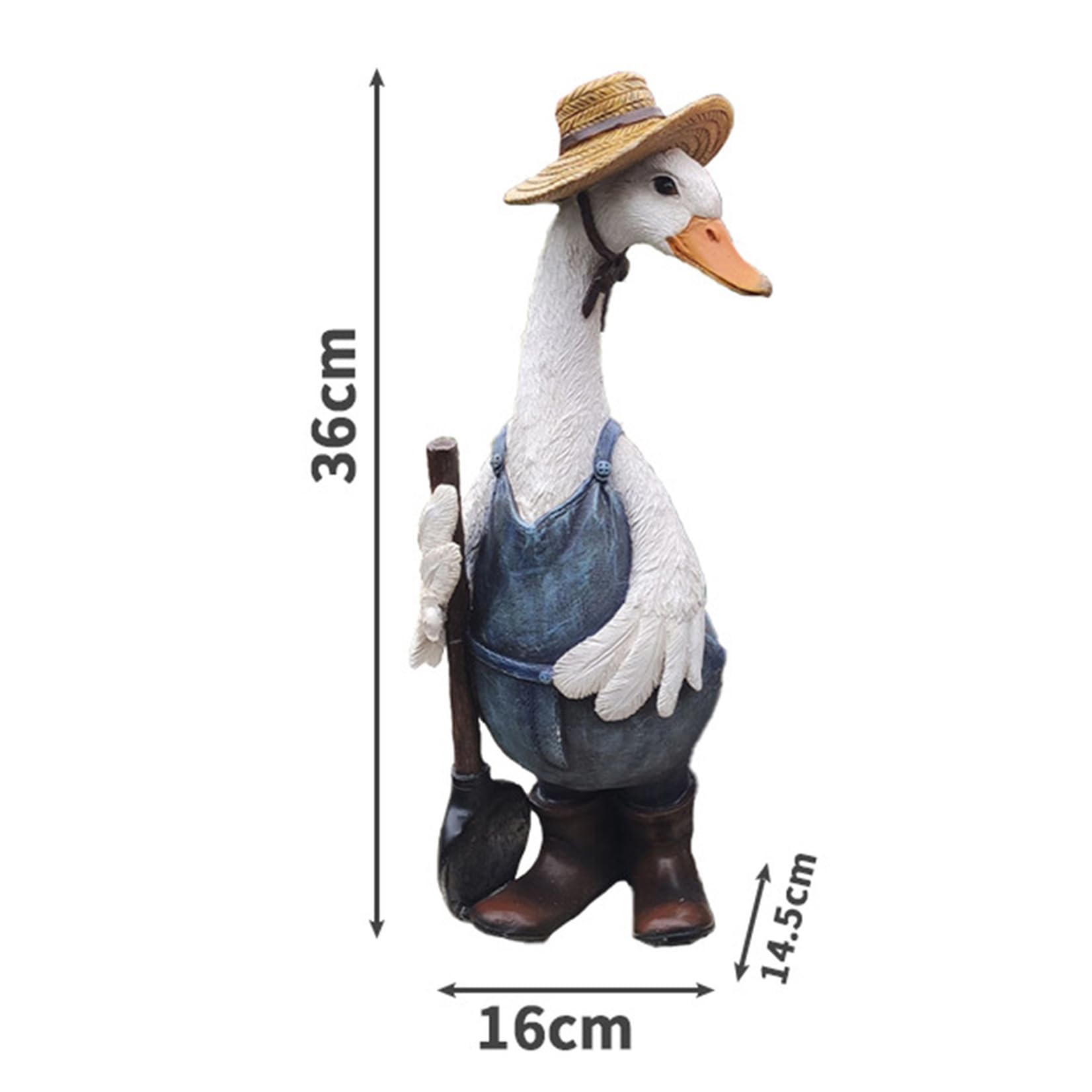 Amazon.co.jp: ガーデンオーナメント アヒル 置物 F ガーデンオブジェ