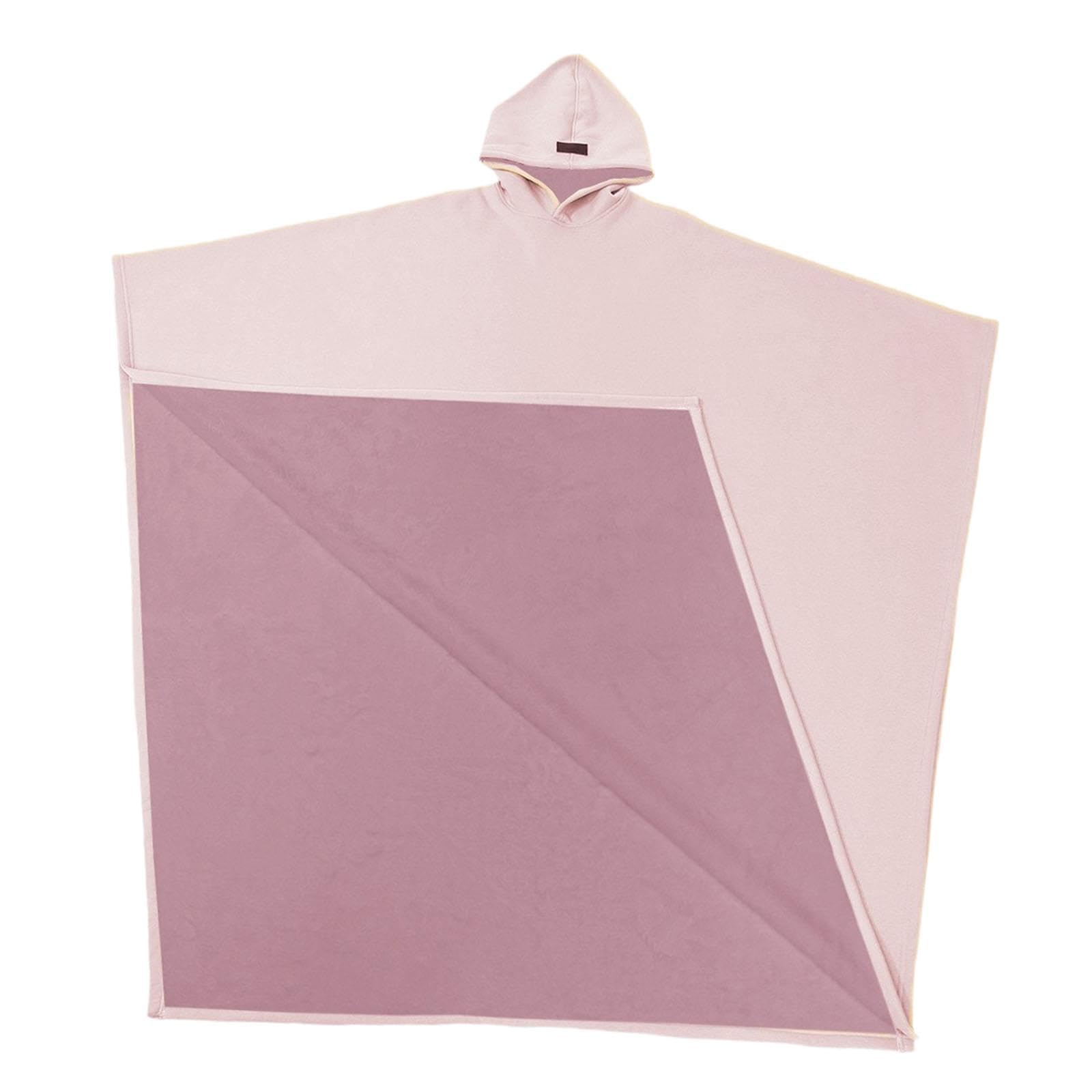HEAVENGLOW Loose Hooded Cape Coat Fashion Outwear Easy to Wear Durability Hooded Poncho Pink| Coats & Jackets| Coats & Jackets| Womens Clothing |Clothing Shoes & Accessories-image-45