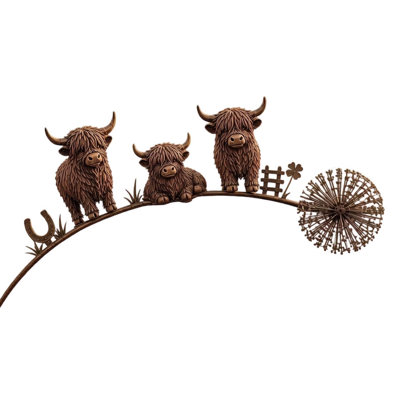 IZTOYNDA Rustproof Garden Stake Iron Bird Sculpture Antique Garden Decoration Yard Patio Flower Bed Outdoor Decoration Permanent Outdoor Yard Art