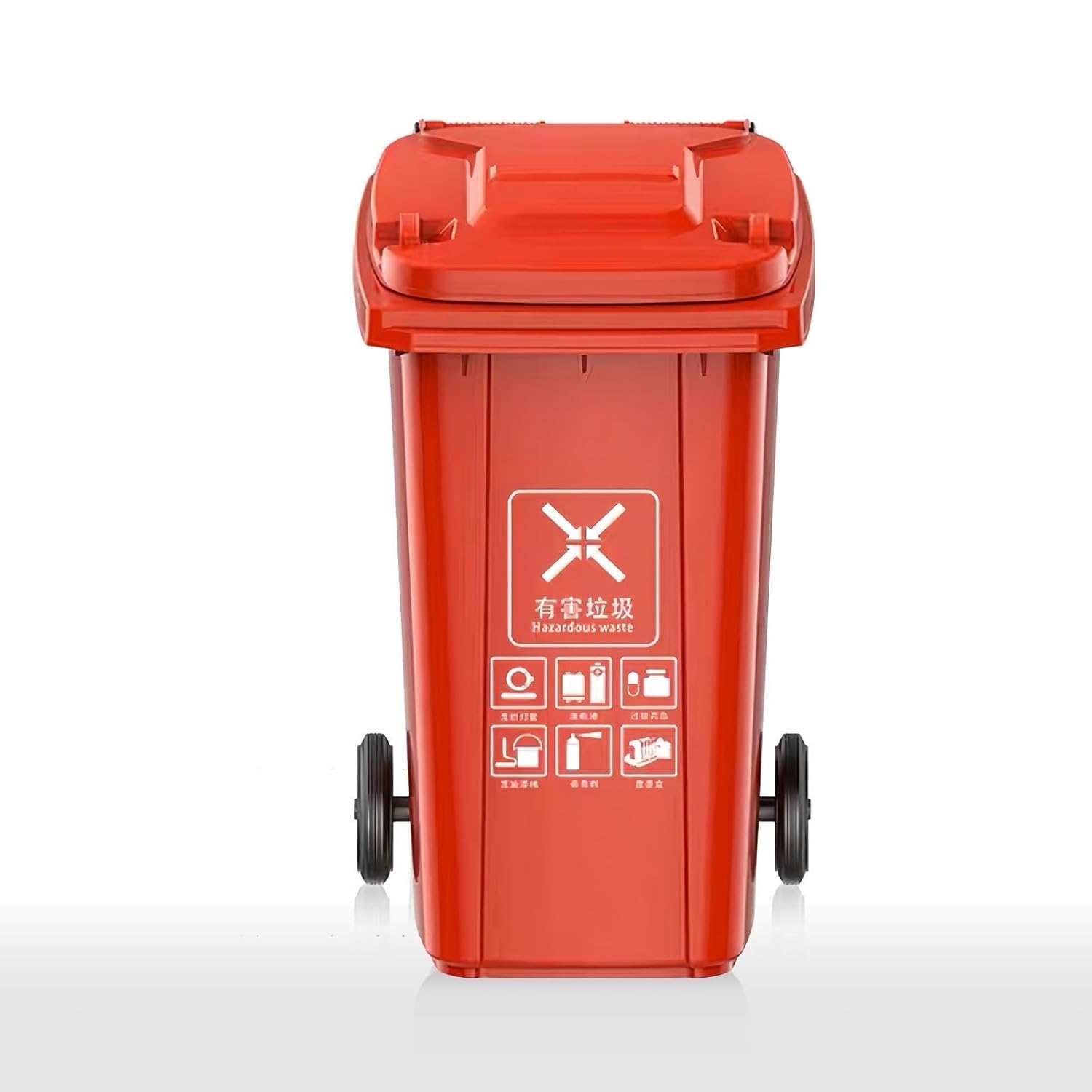 Cubo de basura para exteriores ideal para mantener limpios el garaje y el patio de casa