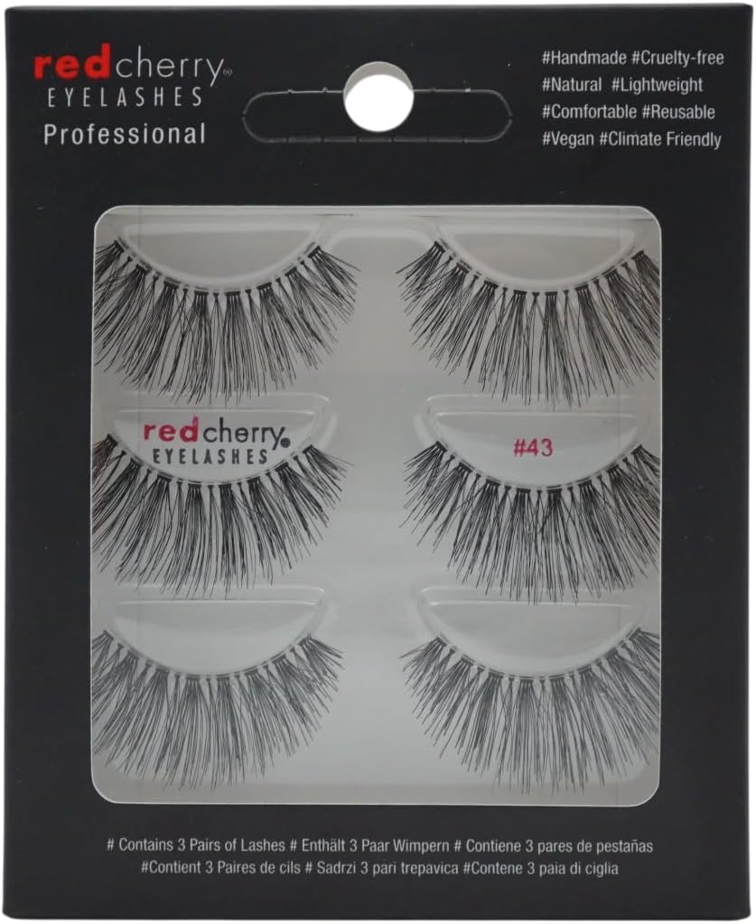 False Eyelashes #43 (Pack of 3)