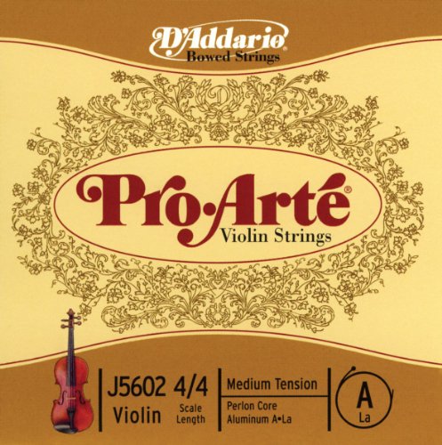D'Addario ダダリオ バイオリン用 バラ弦 Pro Arte A線 J5602 4/4M Medium Tension