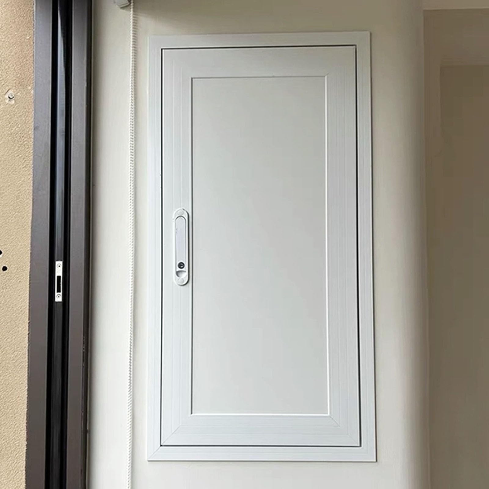 Paneles de acceso, panel de acceso de metal con cerradura con marco de aluminio de 40 mm, puerta extraíble de escotilla de inspección, 30, 45, 50, 60, 70, 80, 90, 100 cm, puerta grande de acceso a la
