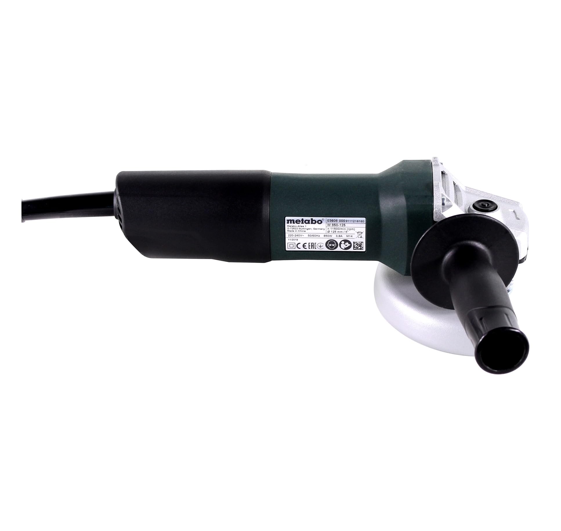 Metabo W 850-125 szlifierka kątowa 850 W 125 mm (603608010)