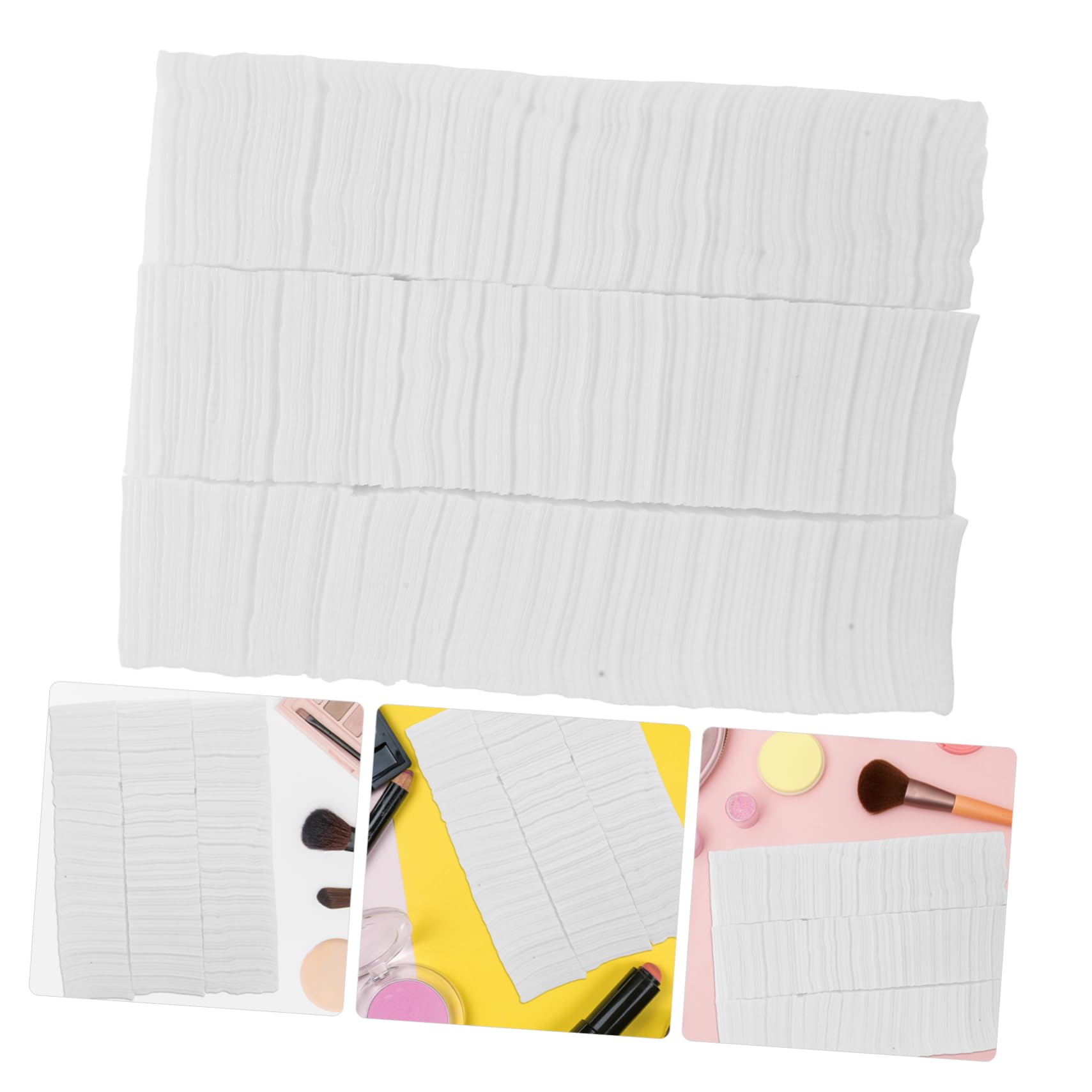 2000 Piezas Unidades Almohadillas de Algodón Dobles y Gruesas para Desmaquillar Toallitas Faciales Resistentes y Duraderas para Limpieza y Eliminación de Maquillaje