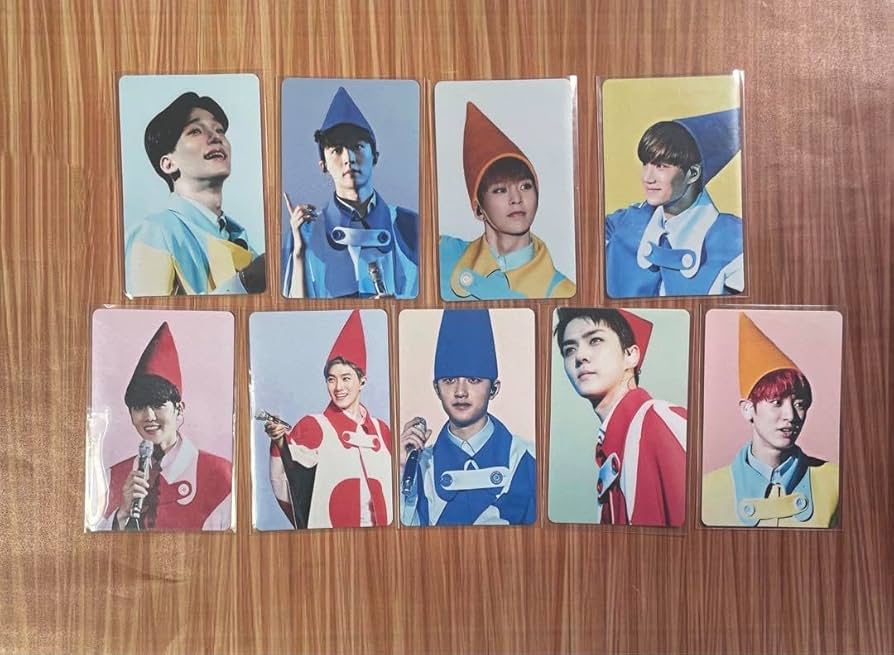 EXO音楽の妖精 MELODY FAIRYトレカ 9枚 セット EXO エクソ MELODY FAIRY 音の妖精 全員トレカ9枚セット（| EXO