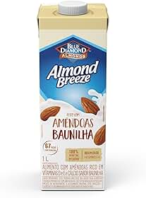 Alimento com Amendoa Almond Breeze Baunilha 1L