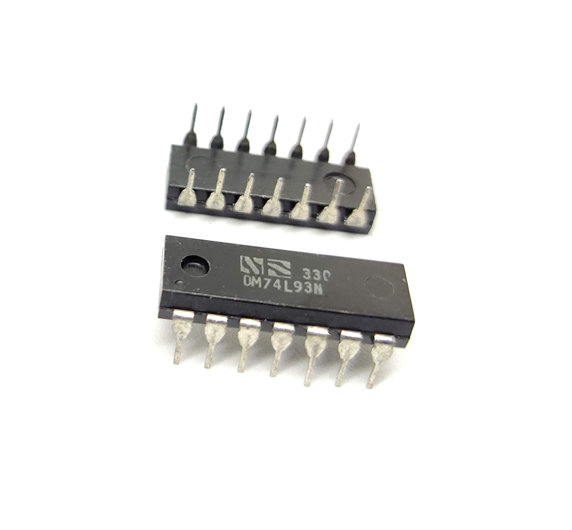 INVENTO 1Pcs 7493 IC SN74LS93N DM74L93N 4-Bit UP Binary Counter, LS Family, 42 MHz, 4.75 V to 5.25 V, DIP-14