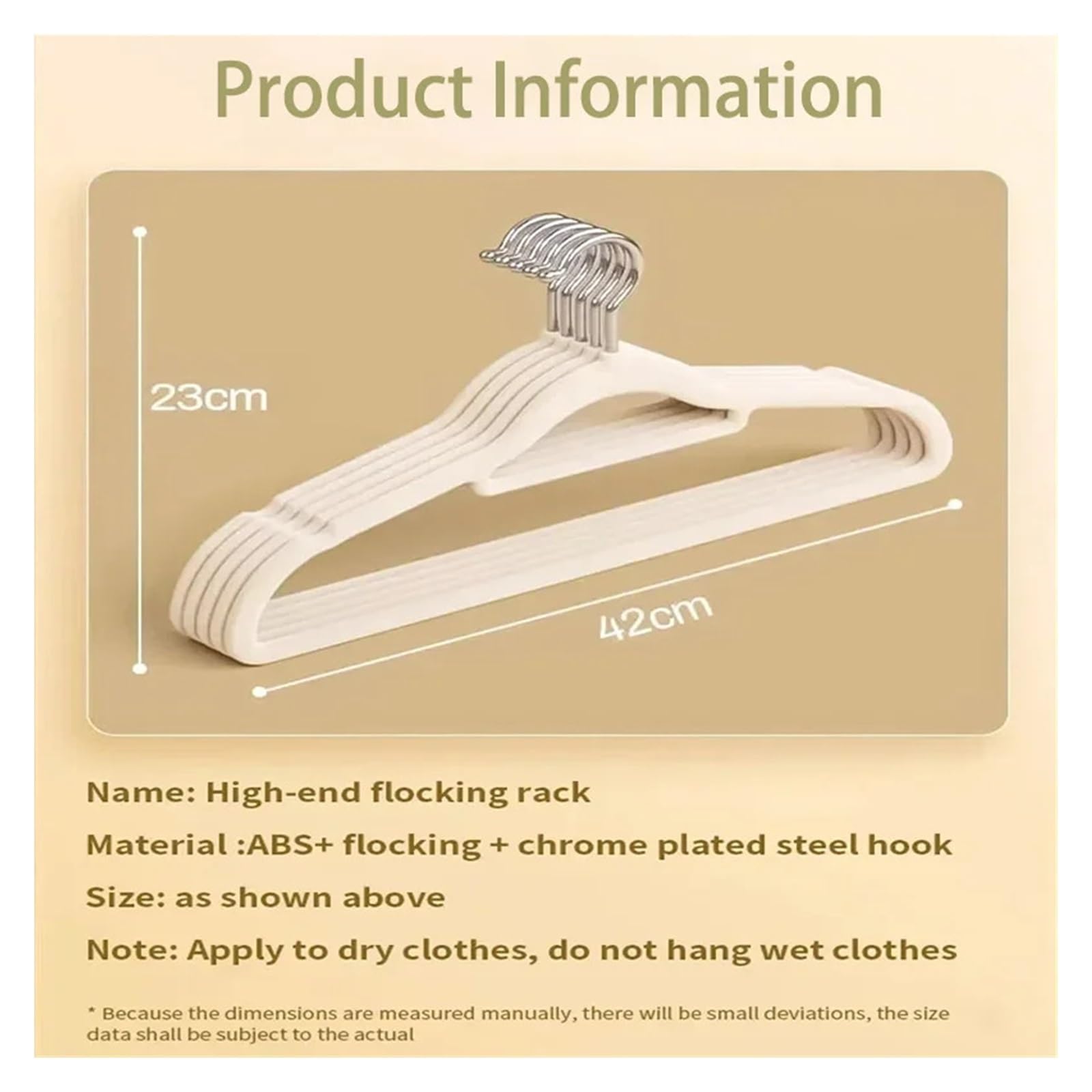 Samt Kleiderbügel 10 Stück beflockte Kleiderbügel for Zuhause, rutschfeste Samt-Kleiderbügel, Mantel-Kleiderbügel, Starke Racks(Grey-10Pcs)