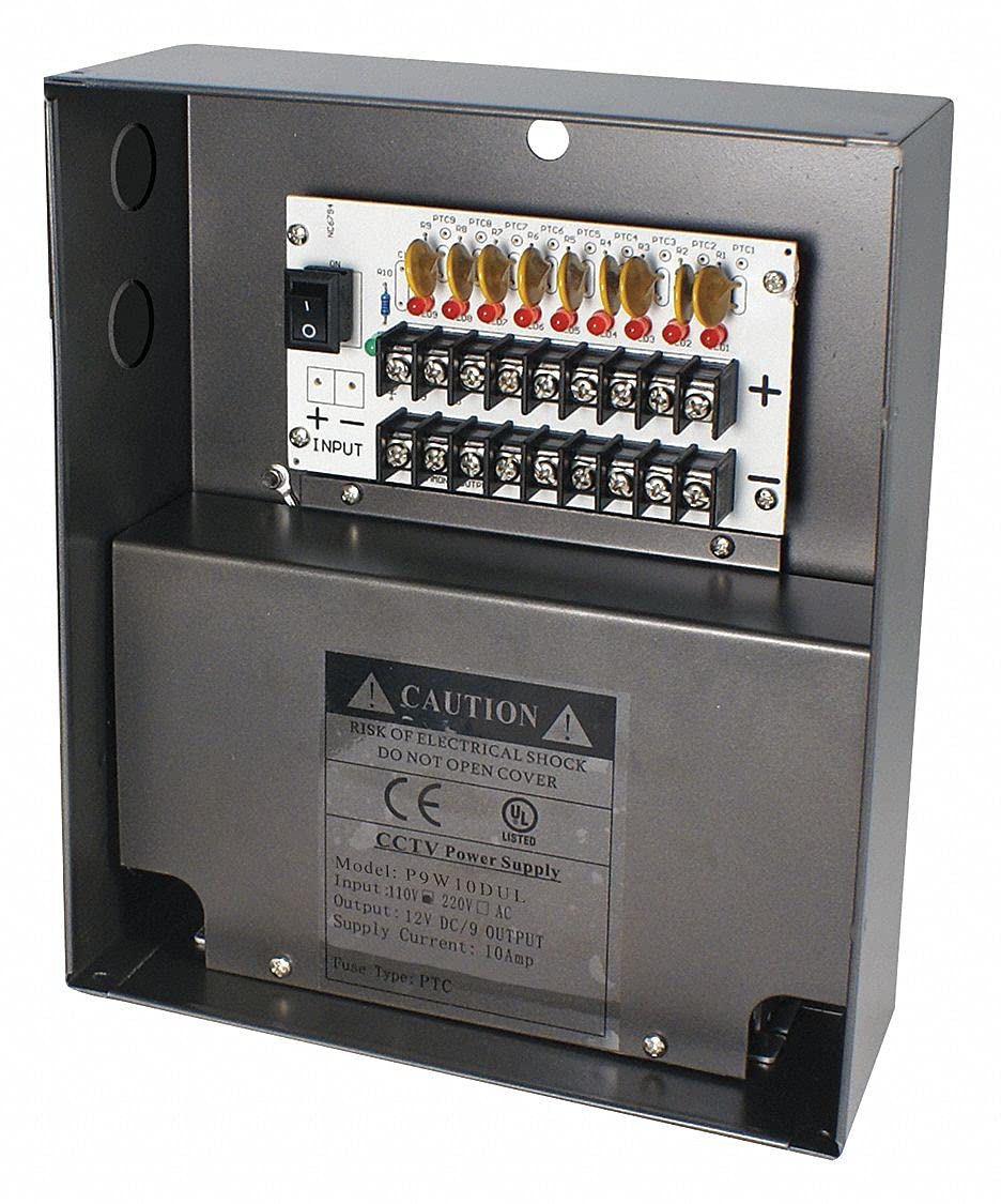 Speco Technologies Camera Power Supply, 110VAC 50/60 Hz