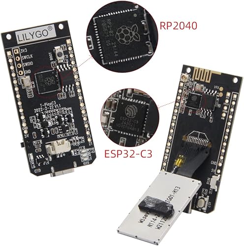 Miniatura 7 de LILYGO T-PicoC3 ESP32-C3 Chip Raspberry Pi RP2040 Dual MCU inalámbrico WiFi BLE módulo placa de desarrollo TTGO 1.14 pulgadas ST7789V pantalla