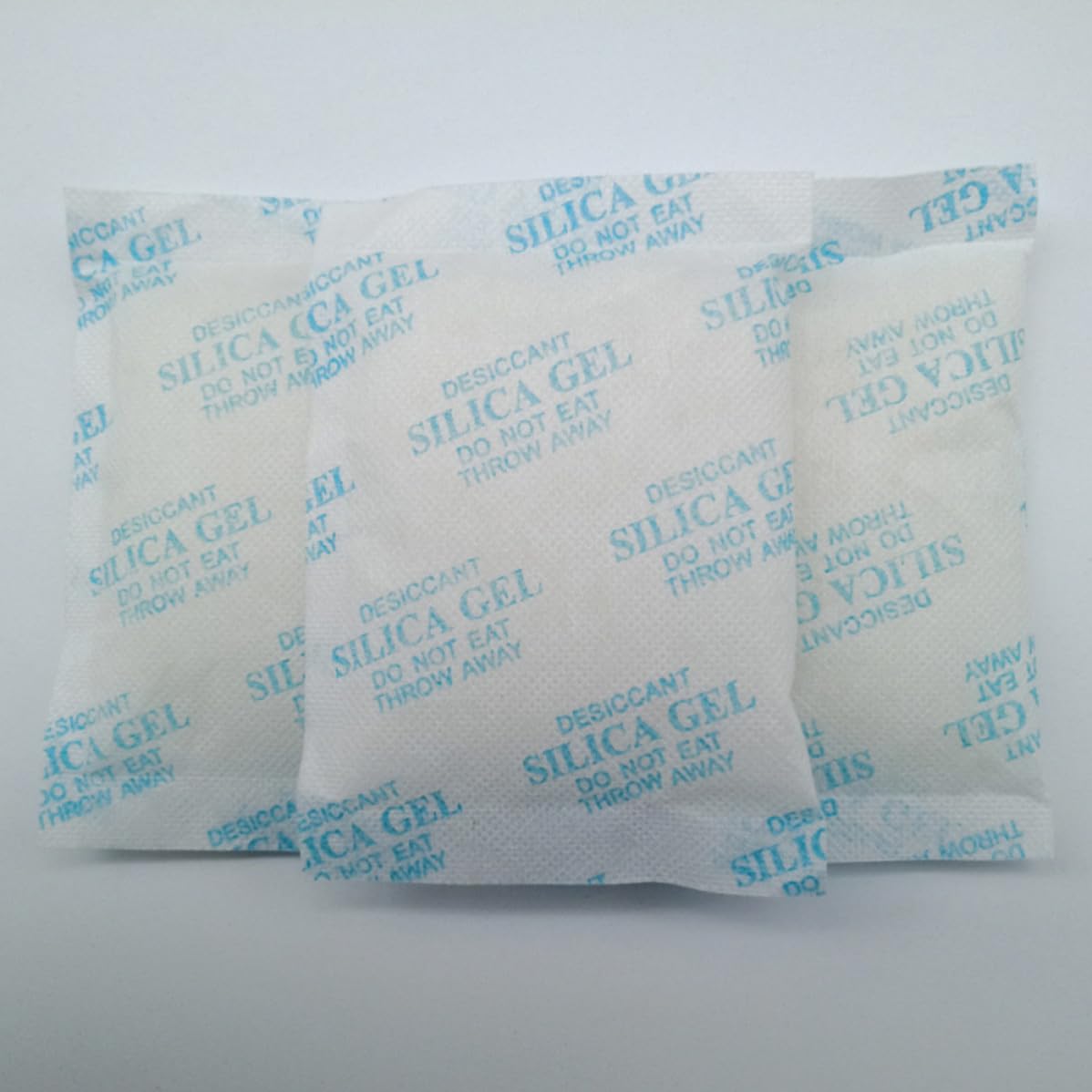 Bolsas Desecantes Antihumedad de 10g Minerales y Tela No Tejida para Armarios y Cajones, 100 Piezas para Prevención de Corrosión y Mantener Seco