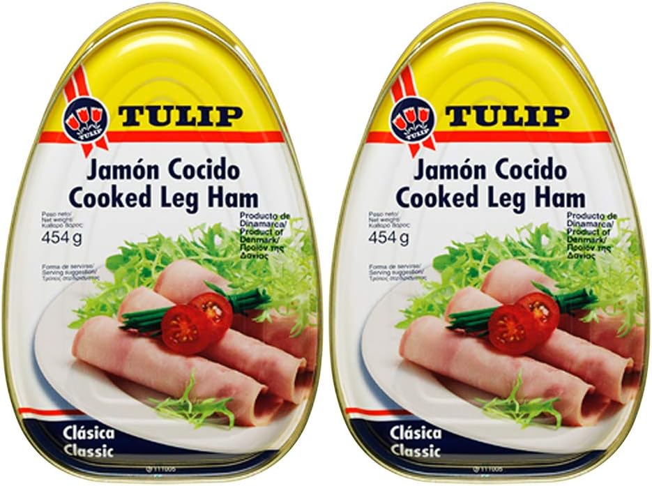 Tulip Cooked Leg Ham, 454g, Pack of 2, Product of Denmark