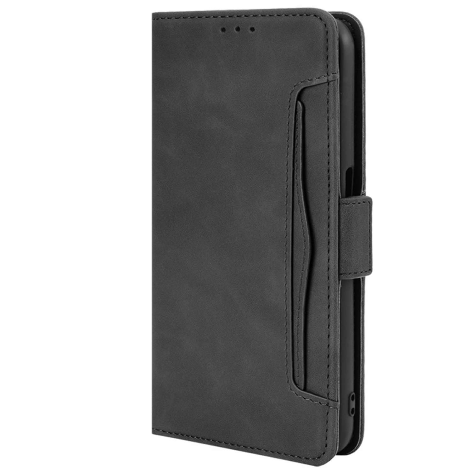 Custodia Portafoglio Per Oppo Reno4 Z 5G Con Pelle PU Magnetica E Supporto - Marrone - 3