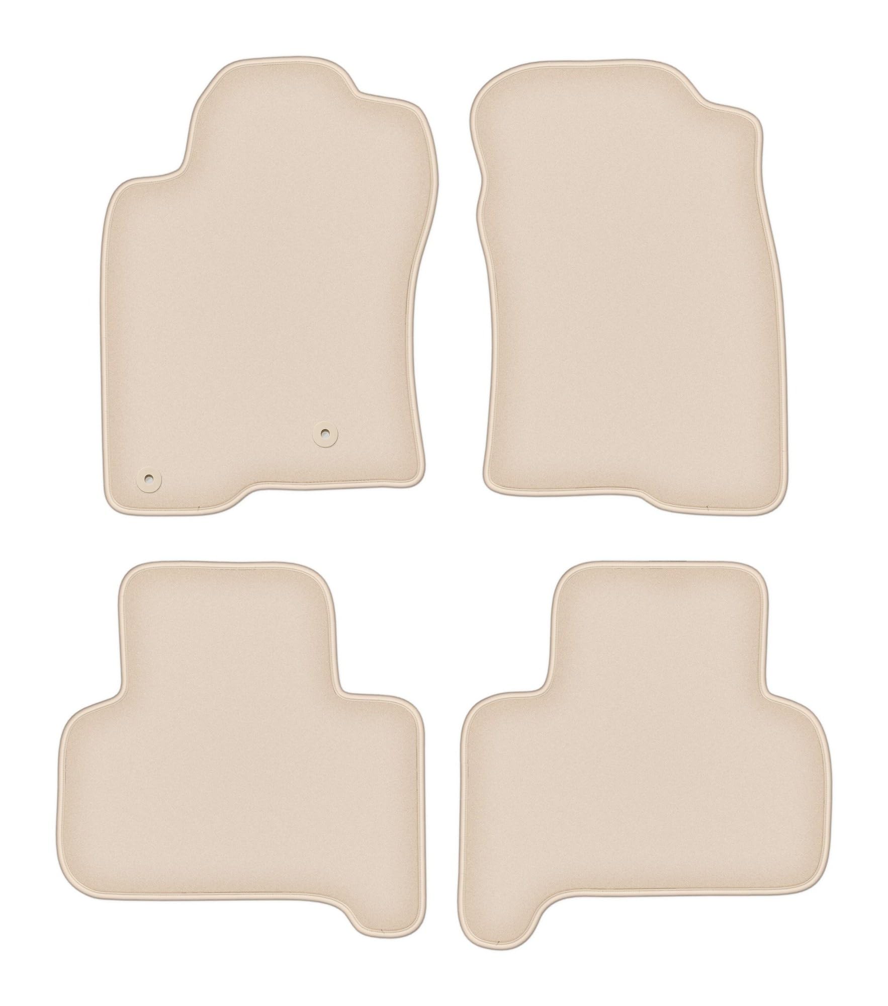 Lot de 4 Tapis Velours sur Mesure pour Toyota Land Cruiser J120 2002-2009