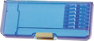 クツワ(Kutsuwa) ペンケース マグネット筆入 タフクリア ライトブルー CH204LB