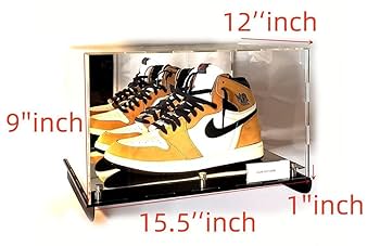 【新品未使用】ペイント スニーカー 鉢　ディスプレイ　小物入れ コレクションケース アクリル シューズ スニーカー 専用スタンド