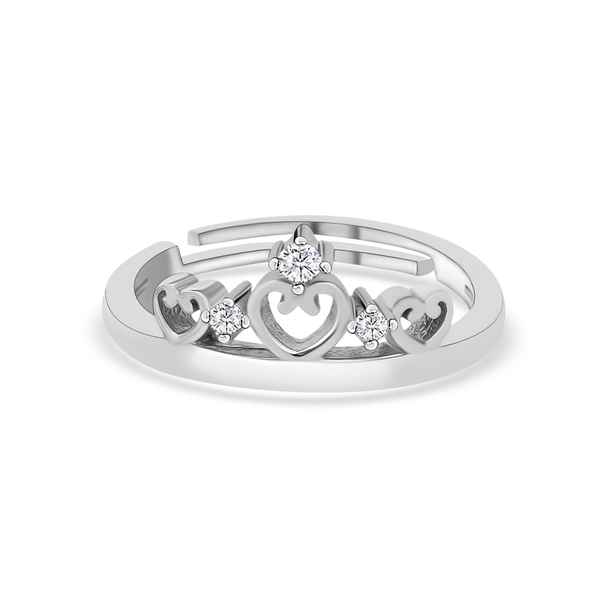 Ornate Jewels 925 Silver Adjustable Crown Tiara Ring For Womens | Rings for Girls | With Certificate of Authenticity and 925 Stamp | Life-time Warranty* (B0BVRBMF32) Amazon Price History, Amazon Price Tracker