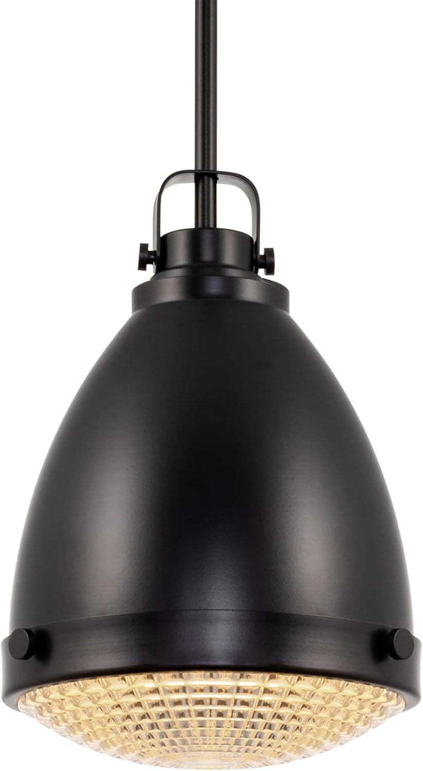 Kira Home Beacon 12" Industrial Farmhouse Pendant Light