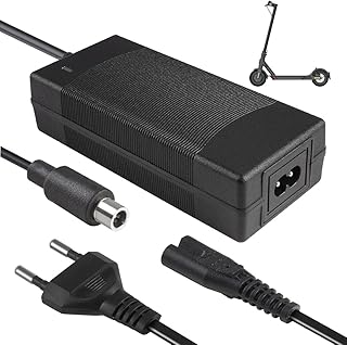 Ladegerät für Xiaomi M365/Pro/Mi 3/1s, Ladegeräte für Scooter, Universelles E Scooter Ladegerät mit LED Ladeanzeige, 42V 2A AC E Scooter Ladekabel für Xiaomi Elektrofahrräder Elektrischen