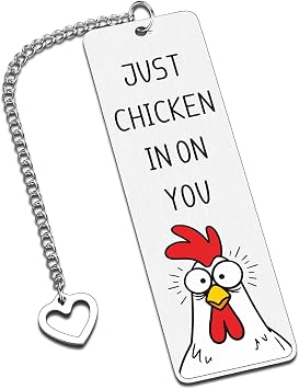 Thinking of You Gifts for Women Men Stainless Steel Bookmark for Friends Coworker Encouragement Bookmark Funny I Miss You Gifts for Her Him Get Well Soon Birthday Valentines Basket Stuffers Graduation