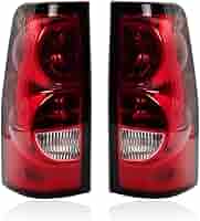 Buy RED CLEAR FULL LED TAIL LIGHTS REAR LAMP PAIR JY 2003-2006 CHEVY SILVERADO TRUCK In Mira - Foto 3