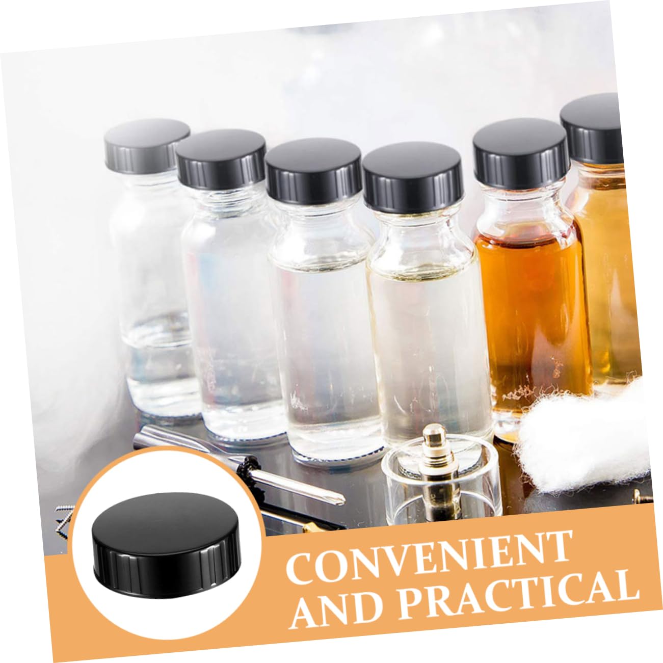 Cabilock Cover Wine Brewing Kit 4 Pack of Plastic Bottle Caps Lids Seal Screw Caps