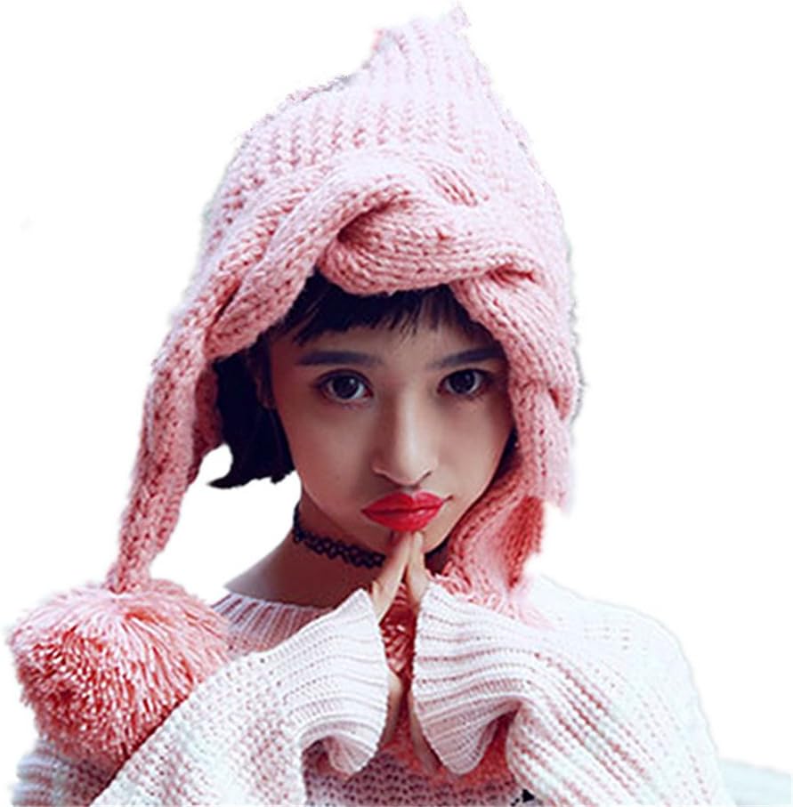 Winter Ear Flap Beanie Handmade Knitted Warm Hat