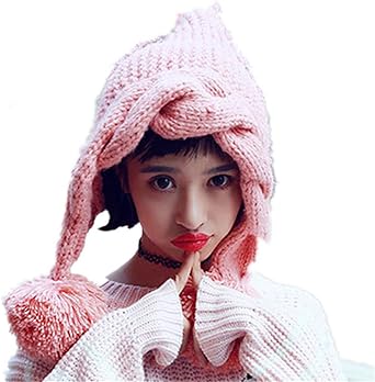 Winter Ear Flap Beanie Handmade Knitted Warm Hat