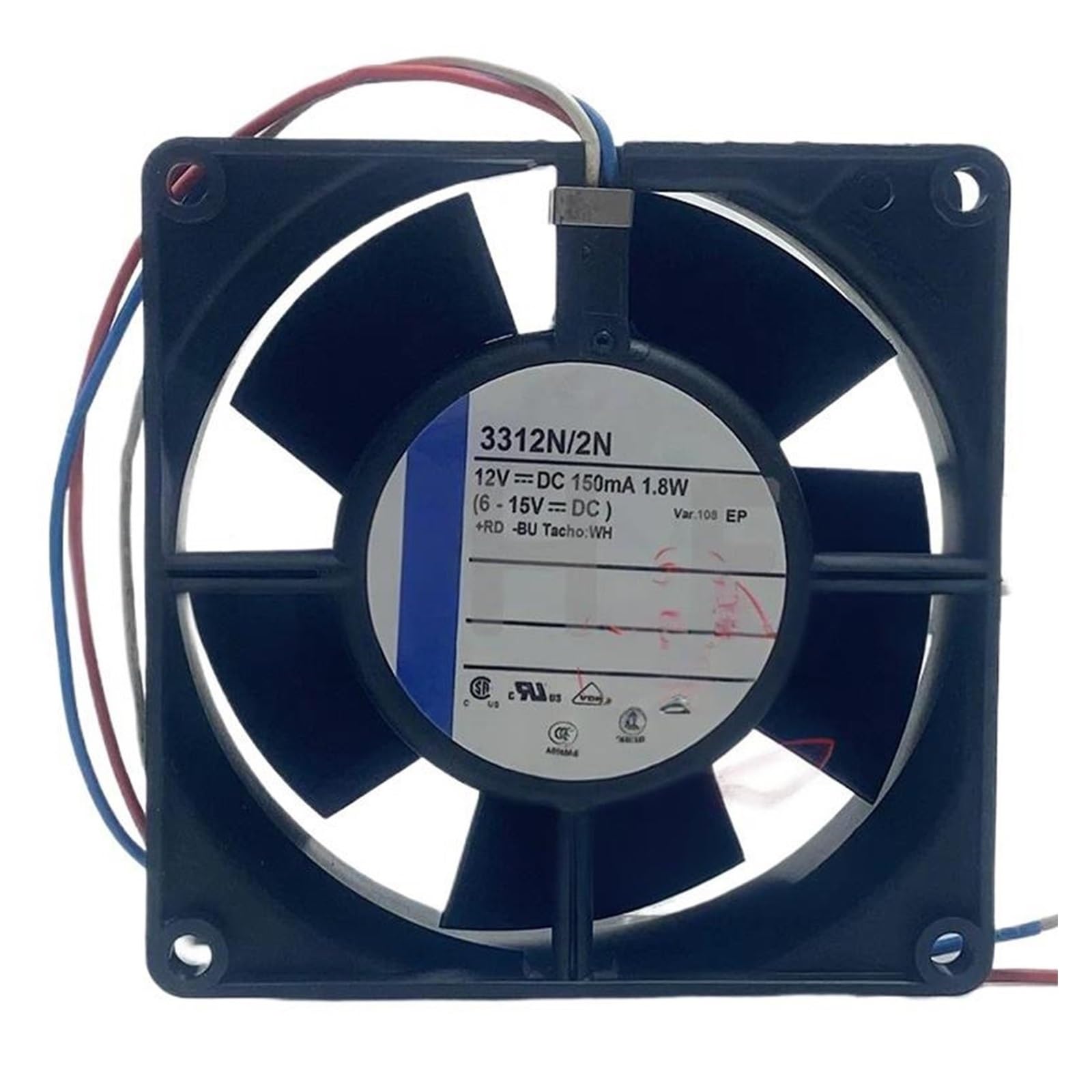 YMUGUEGH 3312N/2N 12V 1.8W 9032 Fan(Three-Wire)