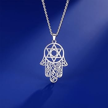 Etoile De David Unift Collier Hamsa Main De Fatima Avec L'u00e9toile De David Main De Fatma