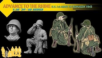 Amazon | ドラゴン 1/35 第二次世界大戦 アメリカ第1軍兵士 ライン川