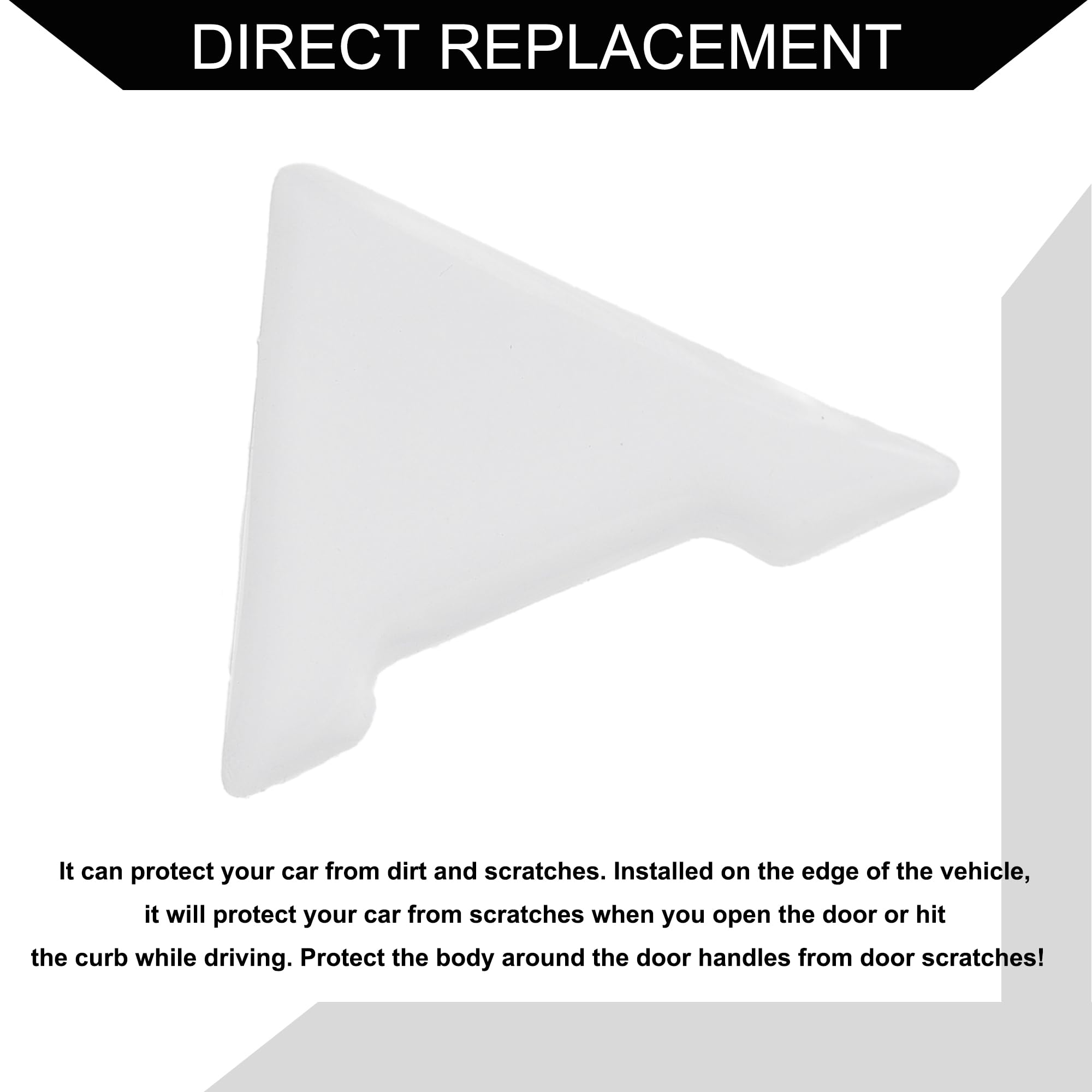 Protège-Porte Voiture Transparent Anti-Rayures - Lot Protection Angle Porte Auto