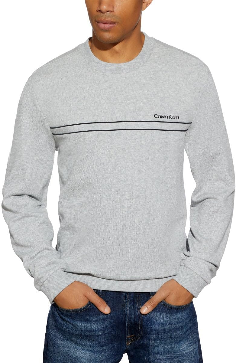Calvin Klein Men’s Standard Fit Crew Neck Sweatshirt Calvin Klein Men’s Standard Fit Crew Neck Sweatshirt