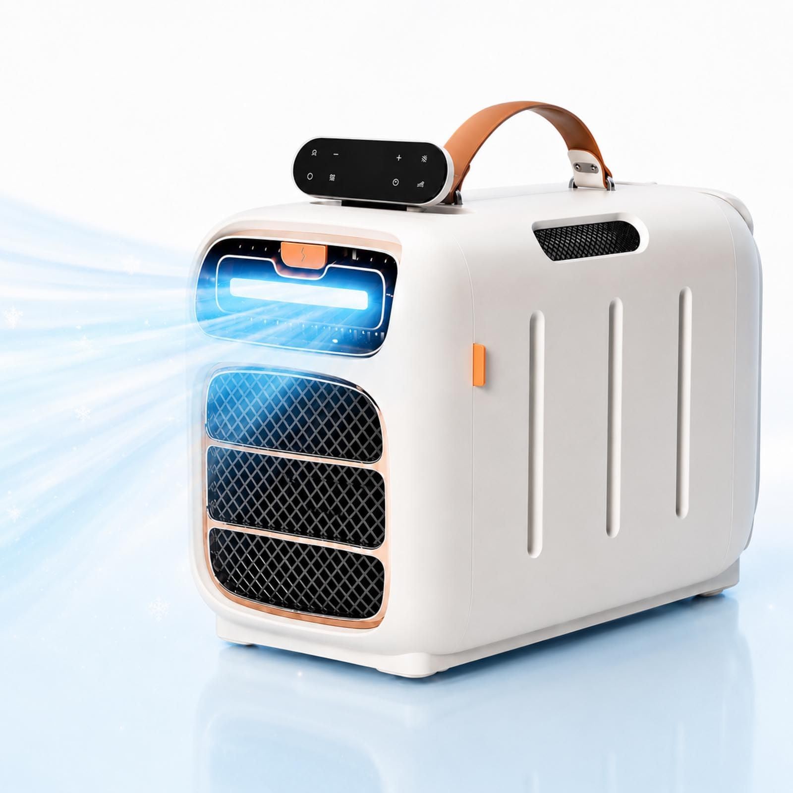 emobwdy Portable RV Air Conditioner, 4700 BTU 220V AC with 3 Fan Speed