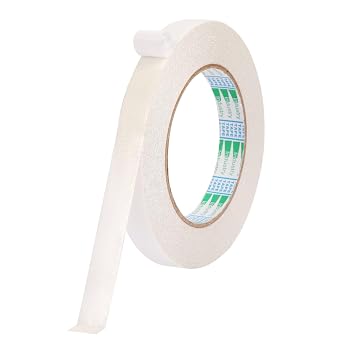 Double Sided Fabric Tape 66FT Long, Strong Adhesive Hem Tape , No Residue Removable Double Sided Tape Suitable For Curtains, Hemming Tape For Pants, As Well As Clothing,Carpets, And DIY Projects.