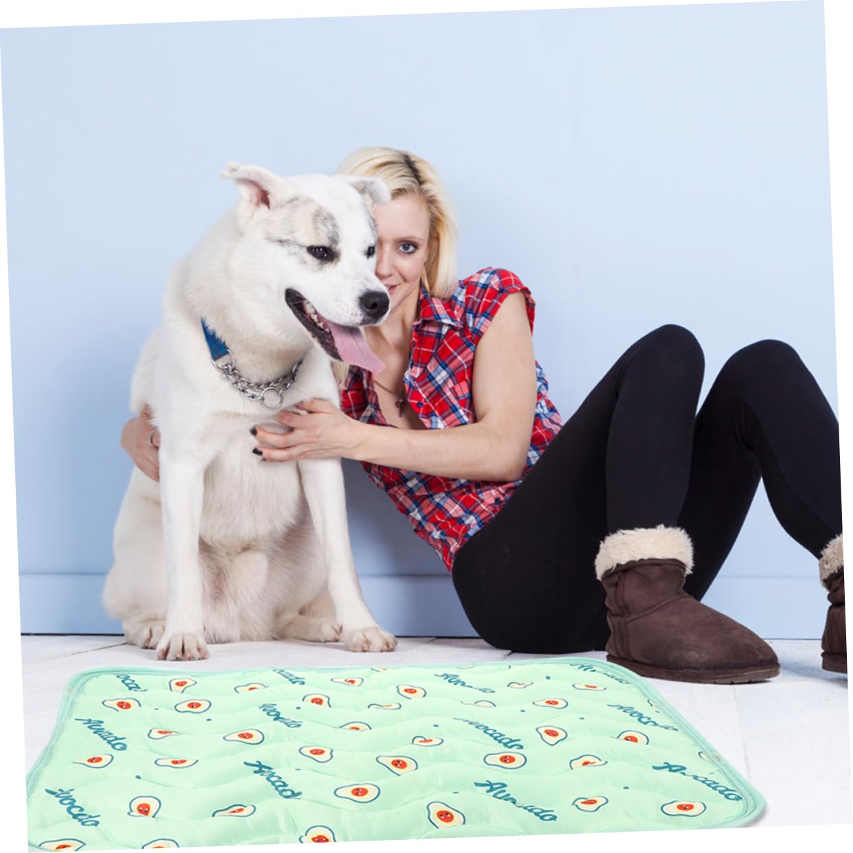 POPETPOP 6piezas Alfombrilla Higiénica para Perros Reutilizable y Lavable Empapador Absorbente para Cachorros Aguacate para Entrenamiento y Uso Interiores