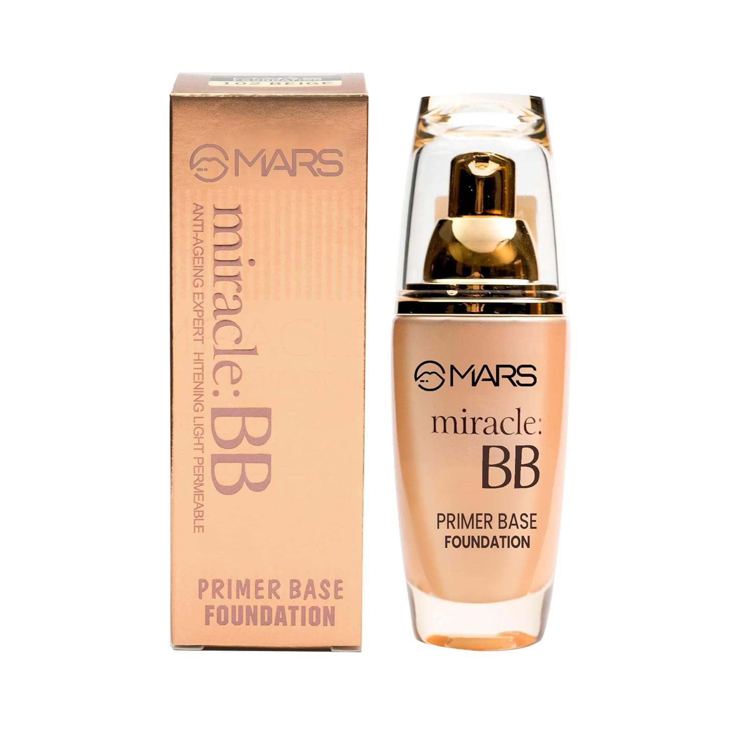 Miracle BB Primer Base Foundation 60ml Ivory F04-image-25