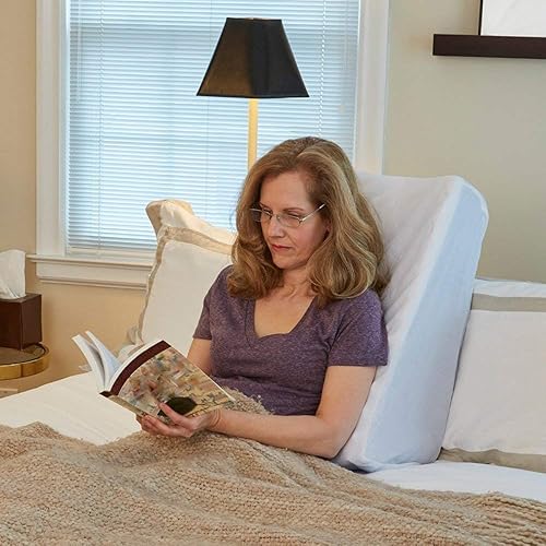 Hermell Products Inc. HFMJ1795EA - Cuña de cama cómoda de doble posición, 22 x 19 x 12, color blanco