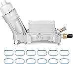 926-959 Oil Cooler Engine Oil Filter Housing Assembly, Full Aluminum Oil Cooler Kit for 3.6L 2012-2016 Jeep Grand Cherokee Wrangler, Dodge Caravan Charger Durango Journey, Chrysler 200 300 Ram 926-876
