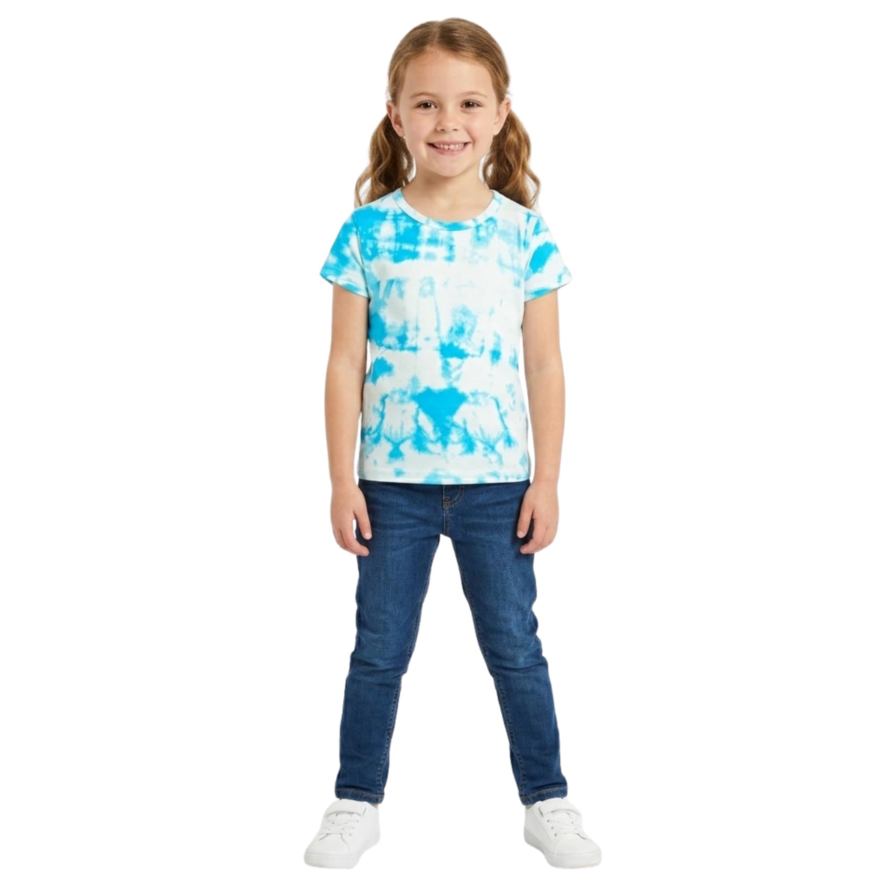 A2Z 4 Kids Tie Dye 250 T Shirt Blue 13